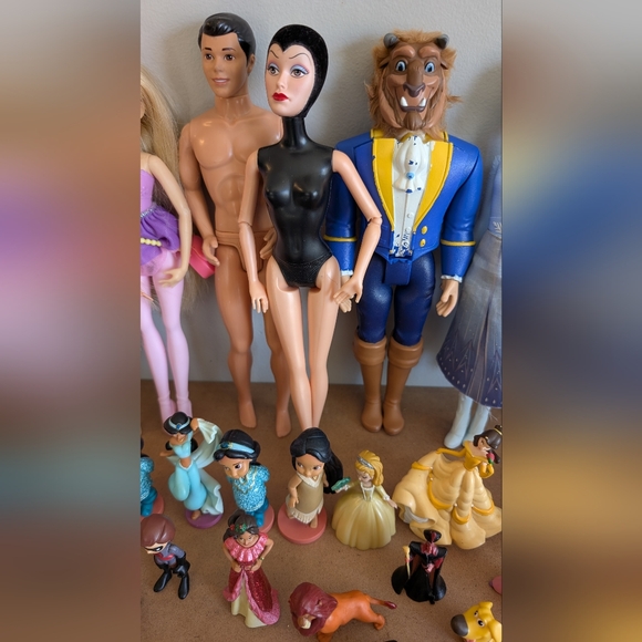 Disney Dolls & Figures / Cake Toppers Bundle Lot - Picture 3 of 16